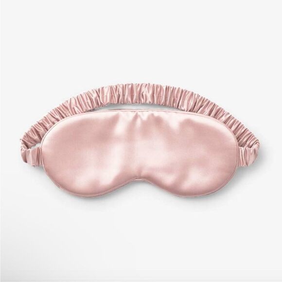Pink Satin Sleep Mask - Picture 1 of 4